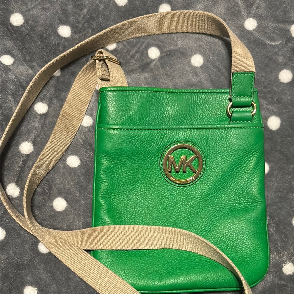 Michael Kors Green Crossbody Bag